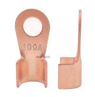 ○♙ OT-100A 8mm Dia Copper Circular Splice Terminal L6 Wire Naked Connector For 10-25Wire Free Shipping