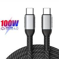 （SPOT EXPRESS） Mobile5AMale ชาย USB C ถึง USB ประเภท C Cable100W ข้อมูล LineCharging สำหรับ Huawei