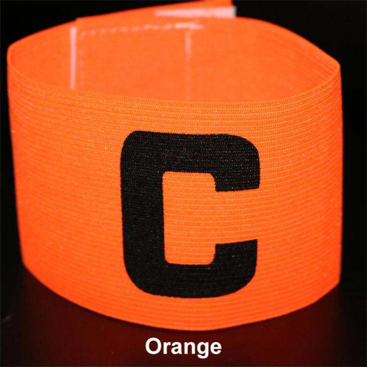 c-shaped-logo-football-captain-armband-customizable-anti-drop-elastic-tape-wound-armband-adjustable-protective-armband-special-adhesives-tape