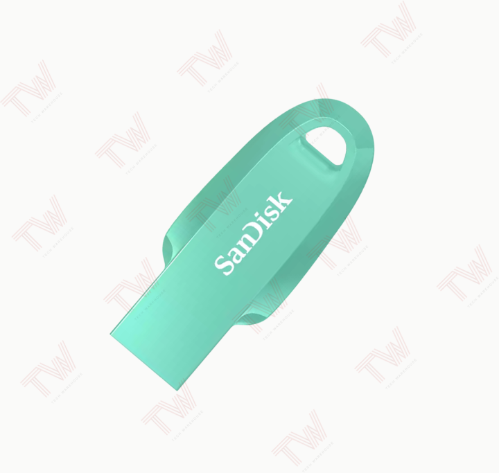 sandisk-ultra-curve-usb-3-2-gen-1-256gb-แฟลชไดร์ฟ-สีเขียวมินท์-รับประกันสินค้า-5-ปี