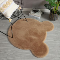 Cute Bear rug super soft car Indoor Modern Living room bedroom Antiskid Rug Non-slip mat gray white brown doormat