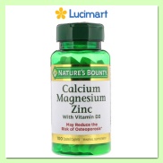 HCMViên uống Calcium Magnesium Zinc bổ sung Canxi Kẽm Magie với Vitamin D3