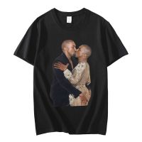 2023 newrapper Kane West Kissing T เสื้อ R Graphic T เสื้อ cotton dzirt Omari West แฟนคนรัก Hop gildan