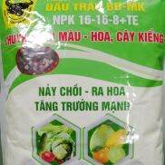 Phân bón đầu trâu NPK 16-16-8 + TE - túi 1kg chuyên cho rau màu