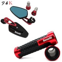 For Benelli TRK 502 502X TNT 125 300 600 Leon Motorcycle Aluminum Rear View Handle Bar End Side Rearview Mirrors handlebar Grips Mirrors