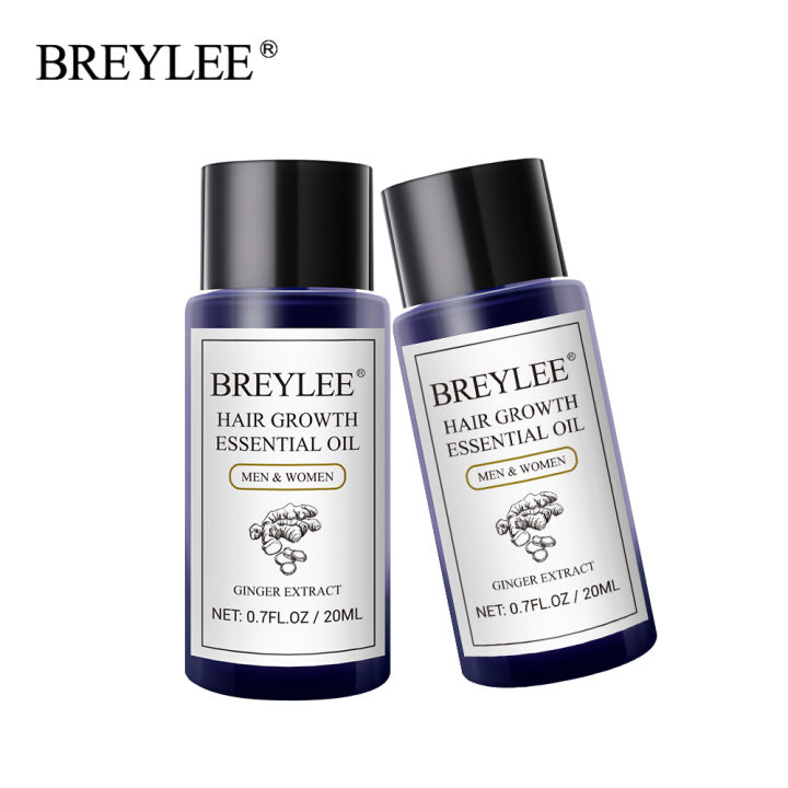 BREYLEE 2 cái tinh dầu dưỡng tóc ủ tóc phục hồi hư tổn Serum mọc tóc