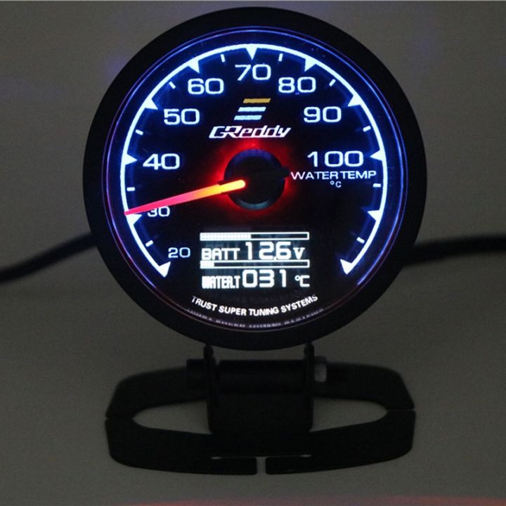 7-color-turbo-boost-gauge-car-multi-lcd-digital-display-racing-meter-greddi-water-temp-oil-temp-gauge-62mm-2-5-inch-with-sensor