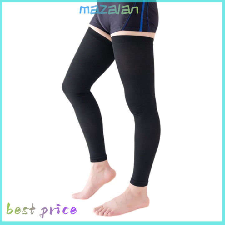 mazalan-ถุงน่องผู้หญิง-ถุงน่องเส้นเลือดขอดเปิดนิ้วเท้าความดันสูงถุงเท้ากันกระแทกต้นขา