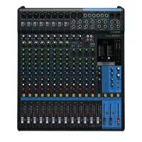 Yamaha MIXER MG16XU Black 16 อินพุท (8 mono + 4 stereo) 4 GROUP Buses + 1 Stereo Bus 4 AUX, Effect (ของแท้ มีใบรับประกัน)