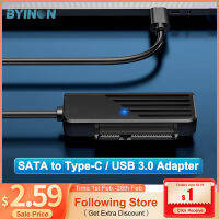 Byinon SATA To USB 3.0อะแดปเตอร์6 Gbps USB Ac To SATA สำหรับ2.5 "SATA III HDD SSD External Hard Drive Reader Adaptador