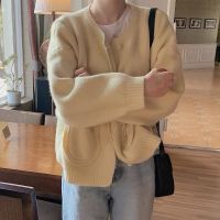 LY VAREY LIN Autumn Winter Women Sweet O-neck Single Breasted Cardigan Female Casual Long Sleeve Solid Color Knitting Sweater