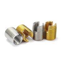 Stainless Steel 302 Style Threaded Metal Thread Repair Insert Self Tapping Inserts Slotted Screw Threade M2 M4 M6 M8 M12 M14 M18 Nails Screws  Fastene