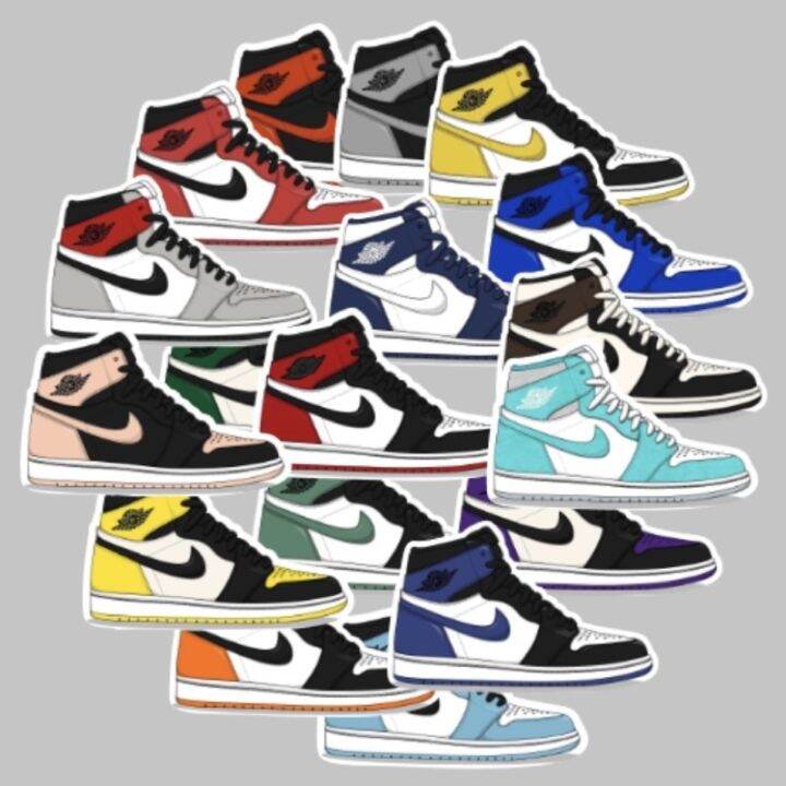 jordan 1 low sticker pack