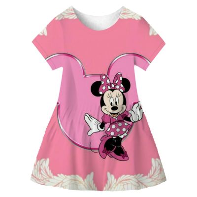 Mini Mouse Baby Girl Dress 2-10 Yrs Cosplay Princess Costume for Girls Kids Birthday Christmas Party Minnie Dresses Clothing