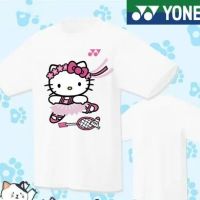 YONEX ชุดเสื้อผ้าแห้งเร็วเจอร์ซีย์สำหรับทั้งหญิงและชายเสื้อแบดมินตันใหม่2023ชุดเจอร์ซีแข่งขันชุดกีฬามืออาชีพออกแบบได้ตามต้องการ