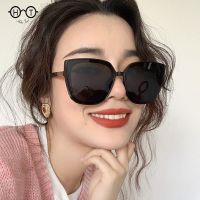 Brand Designer Big Cat Eye Sunglasses Woman Vintage Black Mirror Sun Glasses For Fashion Frame Cool Sexy Female Oculos 2023