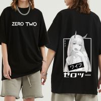 Zero 2จากใน Franxx ออกแบบใหม่ผู้ชายผู้หญิง T เสื้อเสื้อผ้าแขนสั้นเสื้อยืดตลก streetwear Tees Top