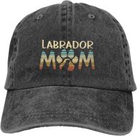 Funny Vintage Labrador mom Gift Baseball Cap Dad hat Adjustable Vintage Washed Cotton Funny for Women Men Unisex Trucker Hats