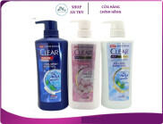 Dầu gội Clear Men Clear Bạc Hà Thái Lan mẫu mới 450ml 480ml