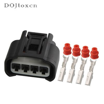 5/10/20/50 Sets 4 Pin Toyota Ignition Coil Waterproof Electrical Black Wiring Connector Female Plug 90980-11885 DJ7042B-2.2-21