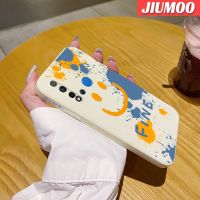 เคส JIUMOO สำหรับ Huawei Nova 5i P20 Lite 2019เคสซิลิโคนดีไซน์ใหม่ลายการ์ตูนหน้ายิ้มแบบดั้งเดิมลวดลายขอบสี่เหลี่ยมกันกระแทกป้องกันเลนส์กล้องคลุมทั้งหมดเคสนิ่ม