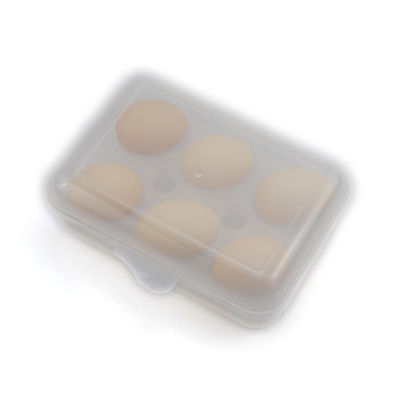 Bali กล่องเก็บไข่ปิคนิค6ช่อง, กล่องใส่ไข่แบบพกพาสำหรับตั้งแคมป์กลางแจ้งกล่องเก็บไข่กันตก