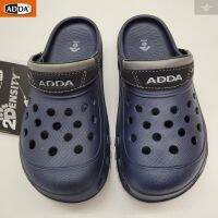 ADDA รองเท้าแตะลำลองแบบสวมหัวโต ผู้หญิง รุ่น 5TD24W1 สีกรม SIZE 4-6