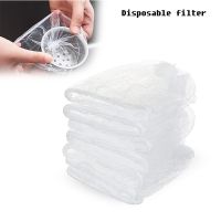 100/30 Pcs Disposable Sink Filter Sewer Anti-Clog Garbage Leak-Proof Mesh Drain Hole