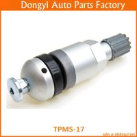 10ชิ้นวาล์วยาง TPMS-17สำหรับเหล็กคู่อลูมิเนียมวาล์วเซนเซอร์วัดความดันยางทดแทน TPMS