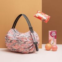 Eco-friendly foldable shopping bag convenient travel bag thick nylon handbag supermarket shopping organ bag large capacity