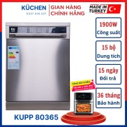 Máy rửa chén KUPP 80365 thương hiệu KUCHEN Đức, dung tích 15 bộ
