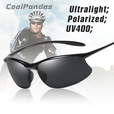Coolpandas แว่นตาปั่นจักรยานแว่นกันแดดโพลาไรซ์เบามากจักรยานเสือภูเขาขี่แว่นตาป้องกัน TR90 Ciclismo
