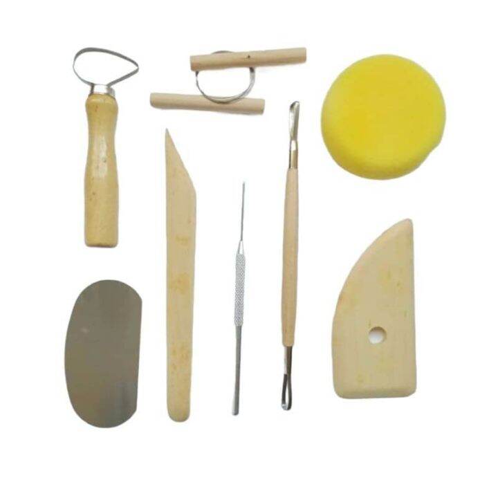 Pottery Clay Sculping Tools 8 Pcs Set 