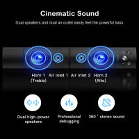 Mini Born สายลำโพงทีวี Dual 4D ซับวูฟเฟอร์ที่ถอดออกได้ Mini Audio สอน Soundbars Super Bass 3.5มม.Soundbox USB Powered Home การสอน Class ลำโพงแบบพกพาขนาดสำหรับห้องเรียนคอมพิวเตอร์ PC แท็บเล็ตแยกไมโครโฟนTH