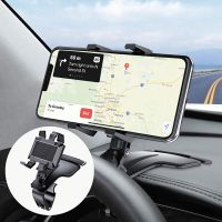 Dashboard Car Phone Holder 1200 Degree Mobile Phone Stands Rearview Mirror Sun Visor In Car GPS Navigation Bracket Adjustable Car Mounts