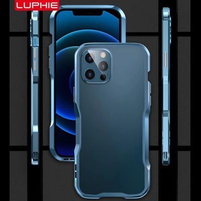 [Luphie] เคสมือถือ เกราะกันกระแทก โลหะอลูมิเนียม กันชน สำหรับ iPhone 13 12 Pro Max 11 Case iPhone12 mini ad