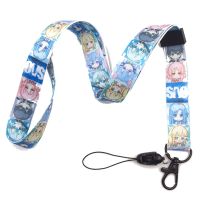 Sword Art Online Cute Cartoon keychain Cell Phone lanyards Neck straps for iPhone keys ID Card Pass Gym USB DIY Hang Rope Sling