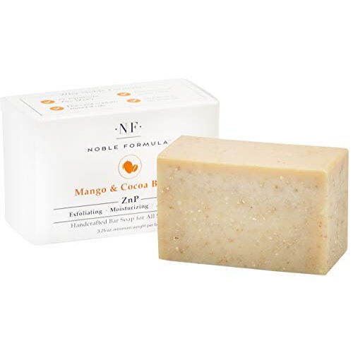 Noble Formula 2 Pyrithione Zinc (ZnP) Vegan Mango and Cocoa Butter Bar