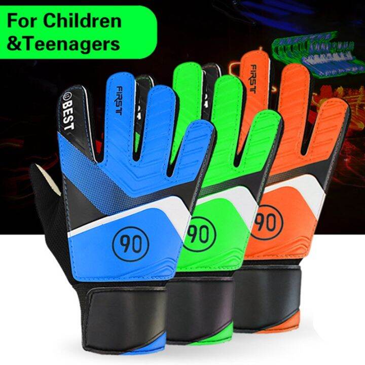 Football Goalkeeper Gloves For Boys Kids Children Youth Soccer Goalie