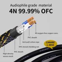 Canare L-4S8F one Pair oxygen-free copper audio speaker cable HI-FI high-end amplifier speaker cable Banana head cable