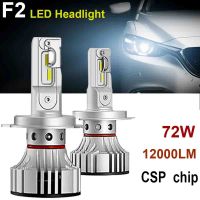 Super Bright Led Headlight F2 H7 9005 H1 H8 H9 H11 HB3 HB4 H4 Car Lamp Led Strong Front Bulb 6000k 72W 12000LM Turbo Fog Lights