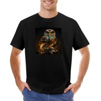 Kaus Burung Hantu Emas Kaus Grafis Pria Paket Kaus Grafis S-4XL-5XL-6XL