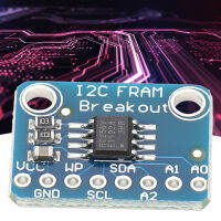 เครื่องมือพัฒนาหน่วยความจำ IC โมดูลหน่วยความจำ2.7-5.5V I2C อุปกรณ์เสริม FRAM Breakout พร้อม1 X พินสำหรับเครื่องมือพัฒนาหน่วยความจำ IC