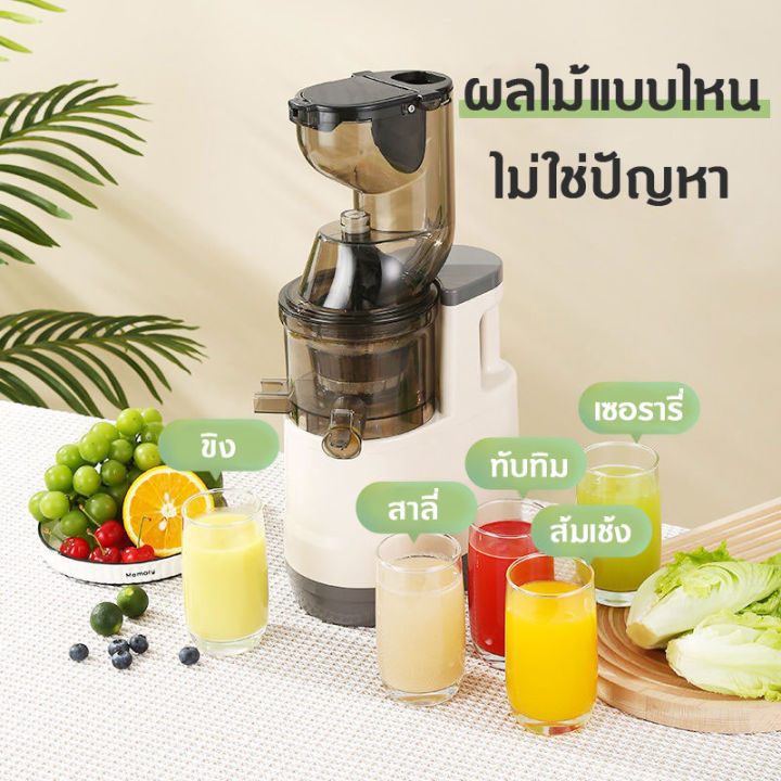 baoerma-mall-เครื่องสกัดน้ำผลไม้-คั้นน้ำผลไม้แยกกาก-เครื่องสกัดน้ำผลไม้ความเร็วต่ำ-ผลไม้แยกกาก-เครื่องแยกกากผลไม้