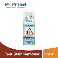 Pet Protect Tear Stain Remover Foam Helps Remove Dirts and Debris, Facial Odour For Dogs and Cats (118 ml./Bottle)