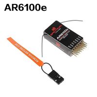 ตัวรับ AR6100E RC รุ่น DSM2 2.4Ghz 6แชนเนล6CH สำหรับ FPV เครื่องส่งสัญญาณ JR DX5E DX6I DX6 DXS7 DX7 DX18 DX8 DX9 DX12โดรนระยะไกล