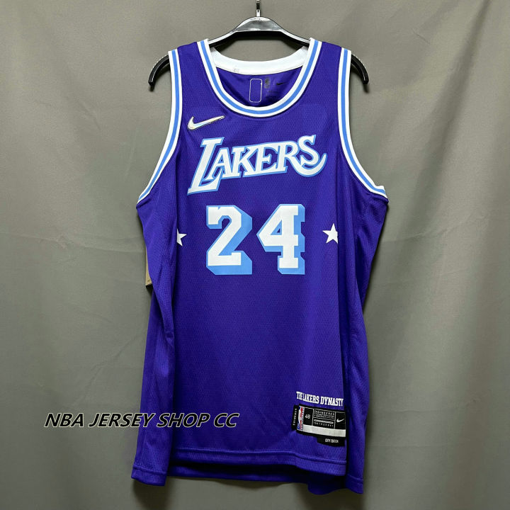 Men's Los Angeles Lakers Kobe Bryant #24 Nike Purple 2021/22