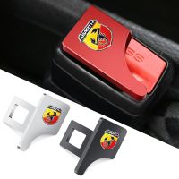 【YP】 Logotipo do carro Fivelas de cinto segurança Car Alarm Canceler Stopper Plug Buckle Clip Para Abarth- 500 595 1100 Stilo Ducato Punto