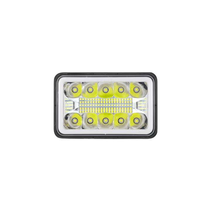 ไฟหน้า-ตัวสะท้อนแสงไฟหน้าเหลี่ยม-led-สามแถว-csp-ขนาด4x6นิ้วที่ไฟหน้ารถที่สุด500-50000lm-w-สำหรับ-kenworth-peterbilt-chevy-feightliner-motorhome-rv-gmc-chevrolet-oldsmobile-รุ่นที่มี2หรือ4ระบบไฟหน้า