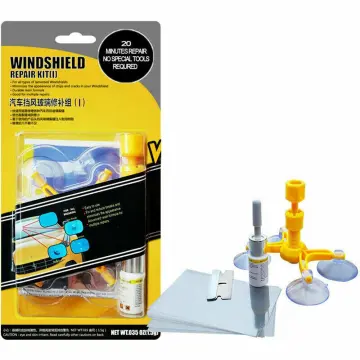 Windshield Scratch Remover（Glass Crack Repair Liquid Glass Repair Kit  Cracked Glass Scratch Remover Windshield Repair Kit Glass Glue Crack Repair  Broken Glass Repair Liquid Windshield Crack Repair Kit Original Crack Glass  Repair